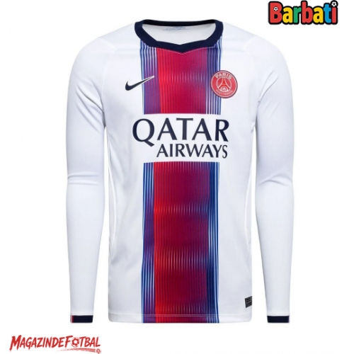 Paris Saint-Germain Tricou Fotbal Replică 2026-27 Barbati Deplasare Mâneci Lungi Paris Saint-Germain Tricou Fotbal Replică 2026-27 Barbati Deplasare Mâneci Lungi